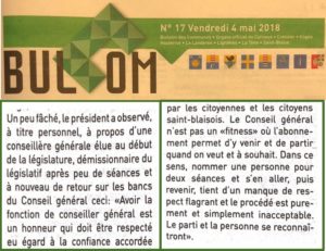 Un président du Conseil général qui ne sait pas de quoi il parle
